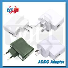 High quality EU US AU UK ac/dc usb power adapter